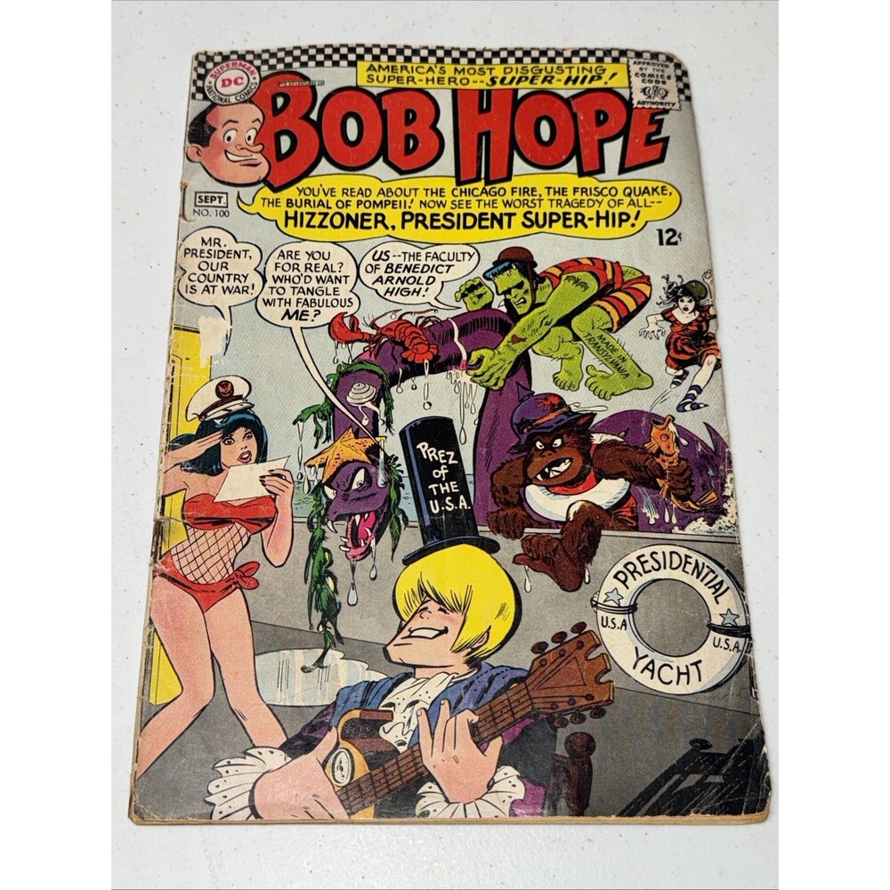 ADVENTURES OF BOB HOPE #100 1966 DC 4.0 Silver Age Comedy Bob Oksner Cover Art